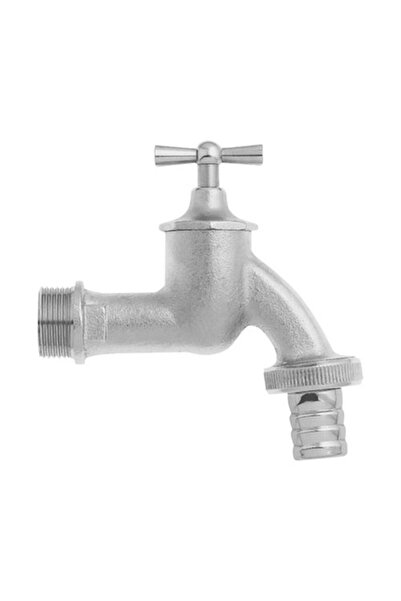 GeKa Supapă de scurgere din alamă, nichelată 3/4 "