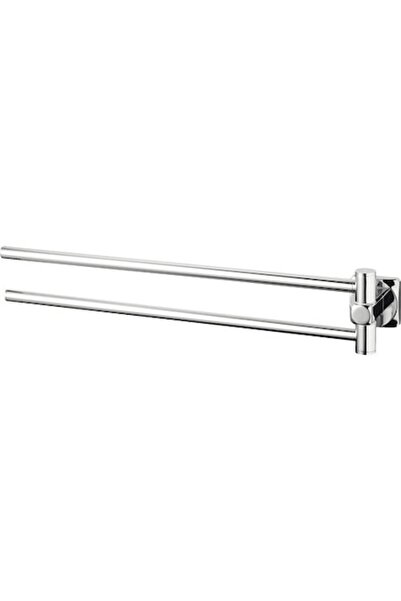 Bisk Suport prosoape Ice, mobil, cu 2 brațe, 40 cm, cromat