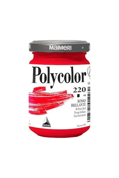 Maimeri Polycolor - Roșu Strălucitor - 140 ml