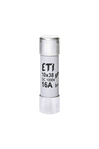 Eti Siguranță cilindrică gPV, ETI, protecție modul fotovoltaic, 10x38, 16A, 1...