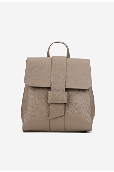 Dasha Rucsac dama elegant stil geanta din piele taupe