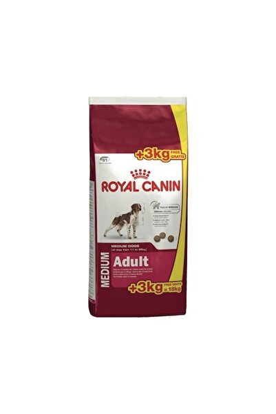 Royal Canin Shn Medium Adult Dry Dog Food, 15+3 Kg