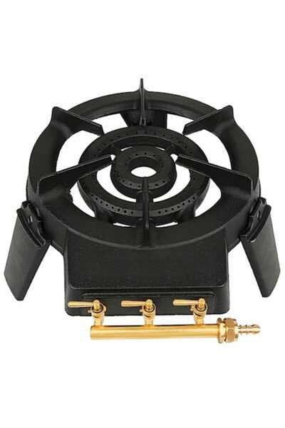 micul fermier Aragaz cu două arzătoare cu cadru din fontă