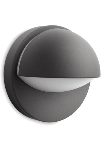 Philips Aplica de exterior June, E27, IP44, 19.5cm, Aluminiu, Antracit