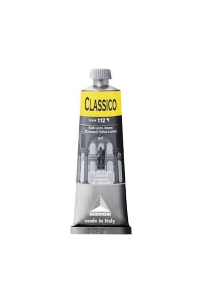Maimeri Vopsea în ulei Classico, Galben Lămâie Permanent, 60 ml