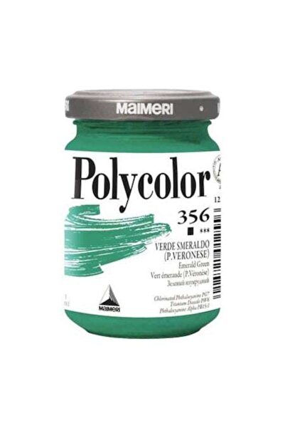 Maimeri Vopsea Vinil Polycolor - Verde Smarald - 140 ml