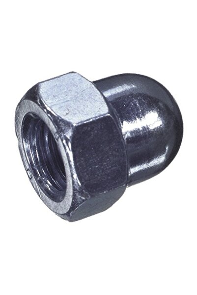 DRESSELHAUS Hexagon Nuts M4 Din1587 Stainless Steel A2, 100 Pieces