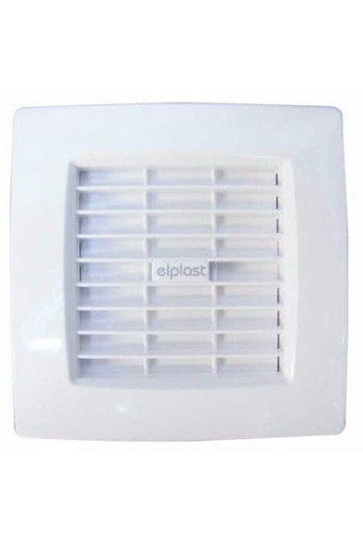 Elplast Ventilator axial de baie cu grilă automată, AOL-120 mm