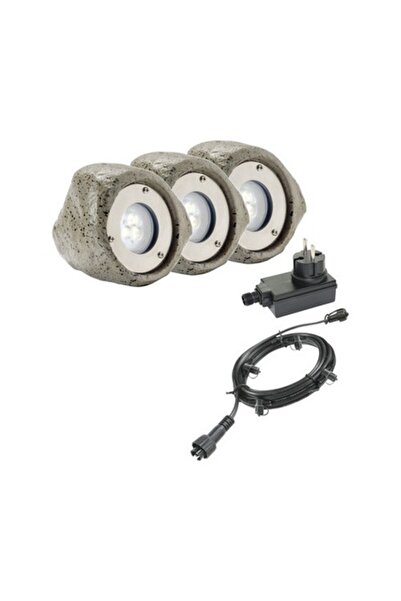 OEM Spoturi LED integrate 1.8W, 150 Lumeni, pentru exterior IP44, Plastic, 3 ...