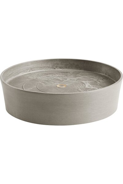 Clasic Ecopots Plate cu roți Ø 28.7 cm H 8.3 cm Maro-gri
