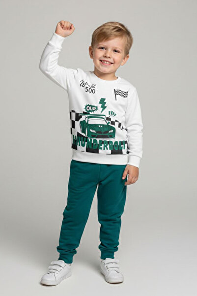 TOFİSA Σετ Πιτζάμες για Αγόρια με Σχέδιο Πετρόλ - 28242-PETROL