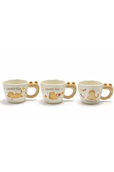 Epilons 3D Cat Figured Mug Cup Alk5036