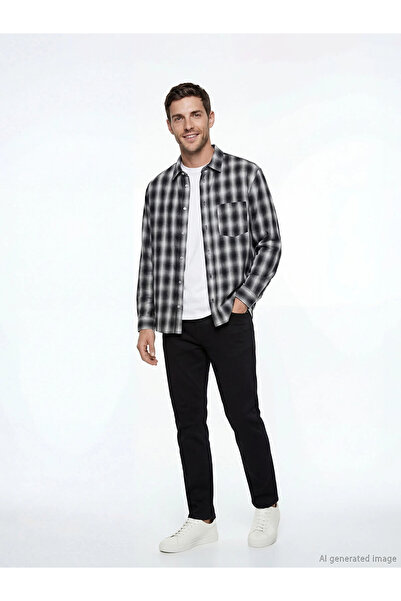 LC Waikiki Ανδρικό τζιν LCW Μαύρο 779 Regular Fit