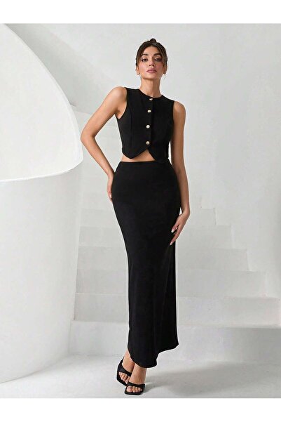 ZEYNEP RANA Set fustă și vestă pentru femei - Stil elegant și modern