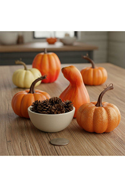 OEM Decorațiune de toamnă - dovleac - 6 tipuri - plastic