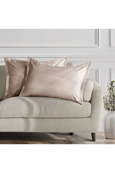 Amelia Home Set 2 huse perne decorative din catifea cu tiv, Velvet, 220 g/m2,...