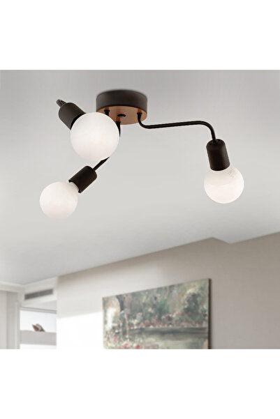 Luxera Lighting LUSTRA AHTAPOT NEGRU 3XE27 60W