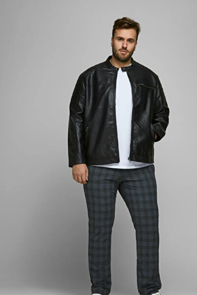 Jack & Jones Plus Jack&Jones Plus Erkek Siyah Ceket 12172908