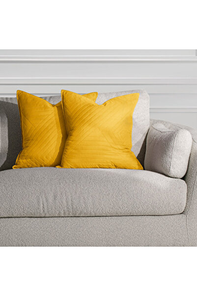 Amelia Home Set 2 huse perne decorative matlasate stil modern, Softa, 70 g/m2...