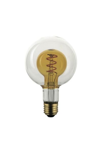 Flair Bec LED Vintage E27 4W, Glob G95 Auriu