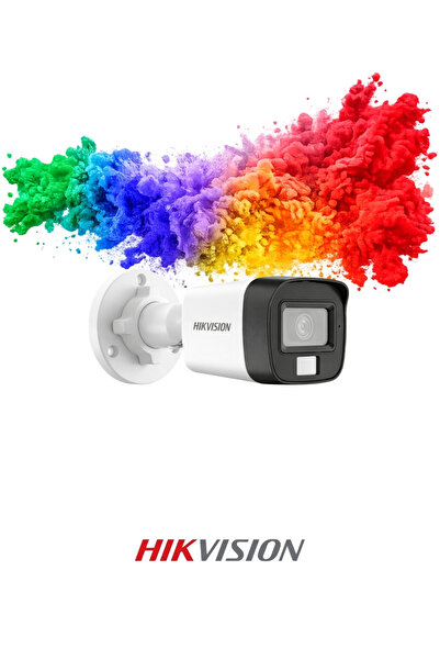 Hikvision DS-2CE16D0T-EXLPF 2.8mm Gece Renkli Kamera 2MP Hibrit Light Güvenlik Kamerası