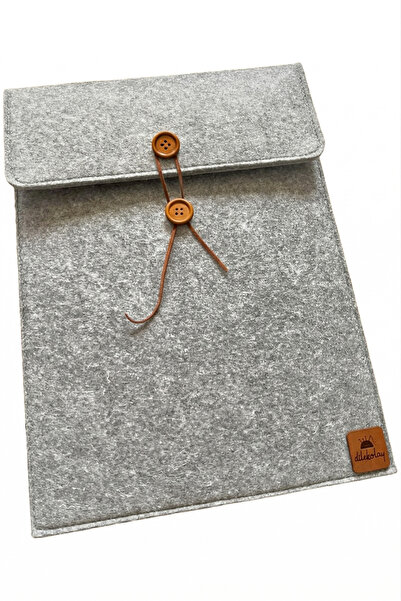 dilekolay Felt Tablet Case and File Carrying Bag - Minimalist Design with But...