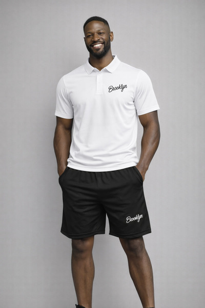 NOFLEN Elyazı Brooklyn Men's 2-Piece Polo Collar Tracksuit Set