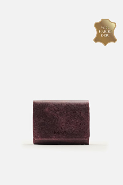 MAFİ 100% Real Leather Magnetic Genuine Leather Unisex Wallet – Elegant and S...