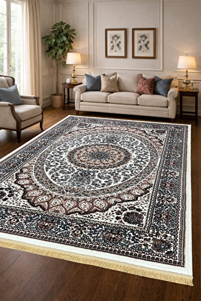 ünalcarpet 4 Metrekare - 6 Metrekare Modern Salon Ve Oturma Odası Halısı Yumu...