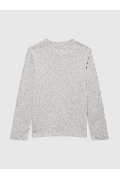 GAP Tricou gri pentru bărbați și băieți cu buzunar cu logo Cod model: 8014200...