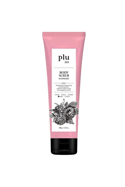 PLU 365 Body Scrub Raspberry - Ahududu Kokulu Vücut Peelingi 100 gr