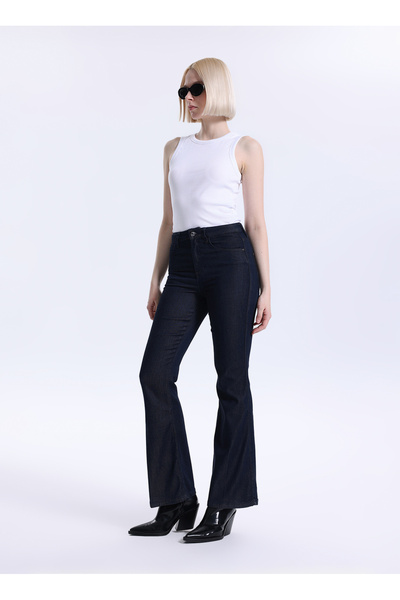 Guess Krem Kadın Denim Pantolon W6RA1QD6980-RISW
