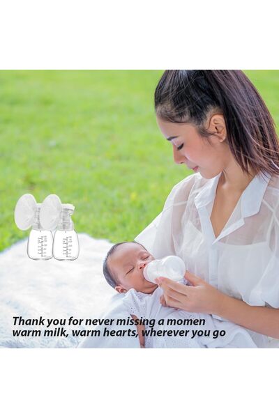 Cute n Cuddle Double Electric Breast Pump With Disposable Changing Mats - Green - 30 Pcs
