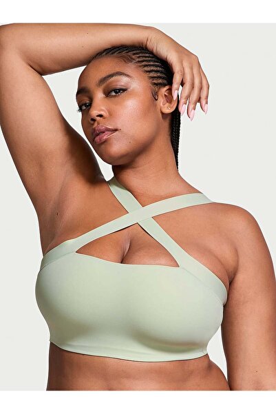 Victoria's Secret Yeni stil! VS Elevate Çapraz Askılı Bandeau Sporcu Sütyeni