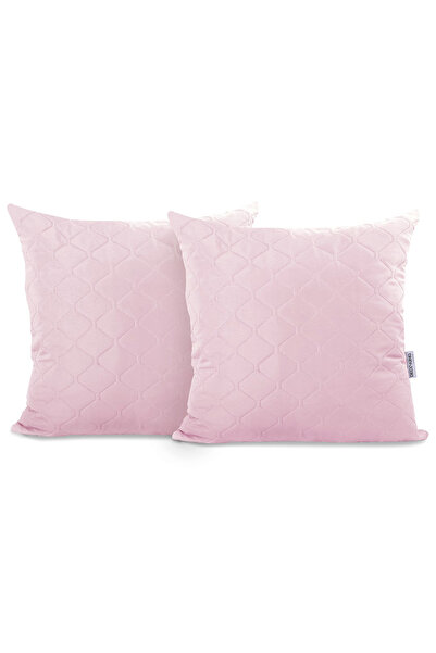 Deco King Set 2 huse perne decorative matlasate, Axel, 70 g/m2, 40 x 40cm, Ro...