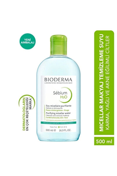 Bioderma Sebium H2O Yüz ve Makyaj Temizleme Suyu 500 ml