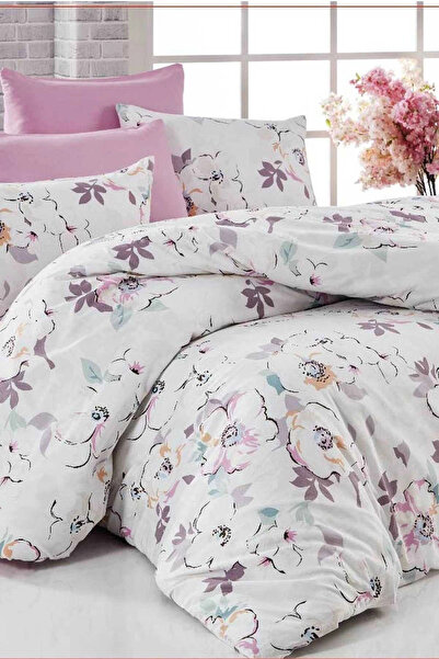 Mira Home طقم غطاء لحاف مزدوج قطن لافندر ربيعي