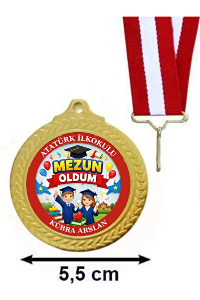 ö özcantasarım Kişiye Özel Mezuniyet Madalyası - Mezun Oldum Madalyası - Öğrenci Madalyası ( 24 Adet )