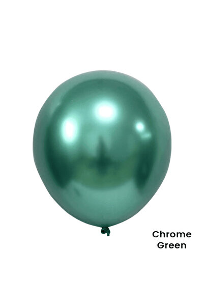Baloane De Poveste Set of 5 Latex Balloons 46 cm Chrome - Avocado Green
