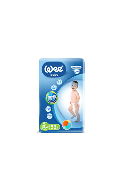 Wee Baby Junior baby diapers, size 5 (11–18 kg), 52 pieces,
