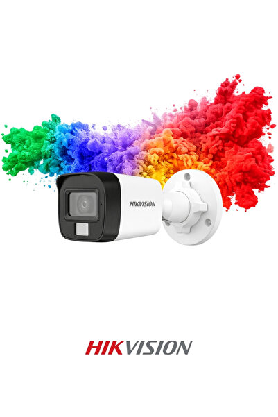 Hikvision DS-2CE16D0T-EXLPF 2.8mm Gece Renkli Kamera 2MP Hibrit Light Güvenlik Kamerası