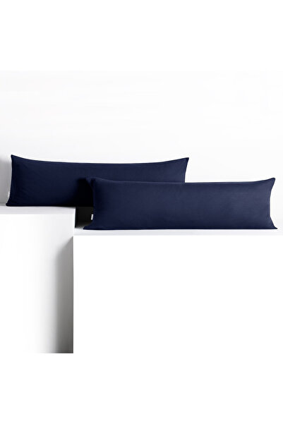 Deco King Set of 2 decorative cotton pillowcases with zipper, Amber, 135 g/m2...