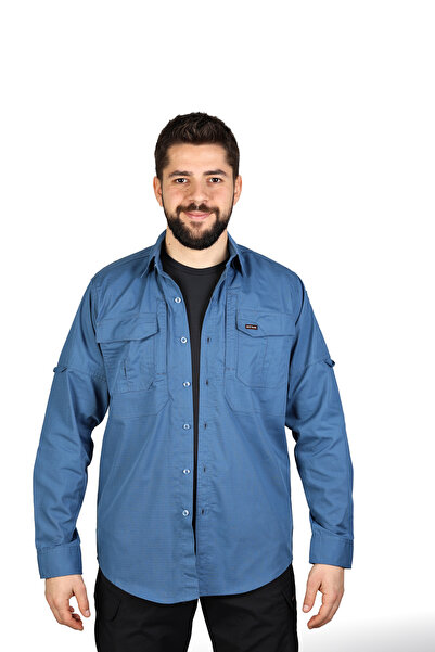 ervo tactical Ervo Outdoor Blue Tactical Shirt Tactical Clothing Ripstop Prot...