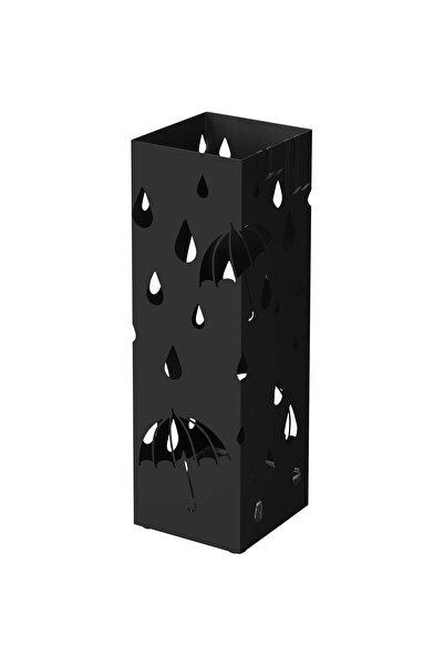 SONGMICS Suport pentru umbrele, metalic, cu recipient pentru apă și cârlige, ...