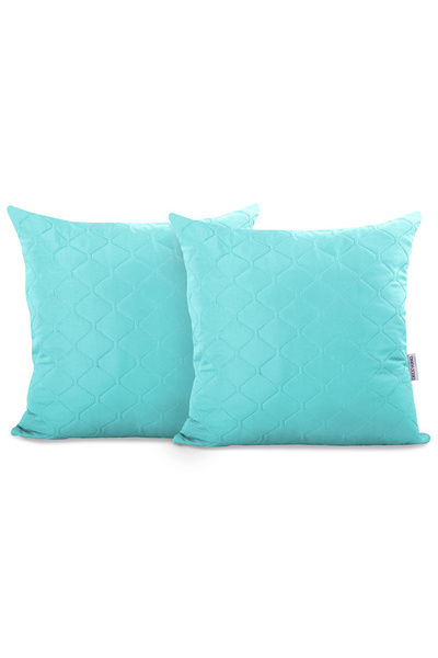 Deco King Set 2 huse perne decorative matlasate, Axel, 70 g/m2, 40 x 40cm, Tu...
