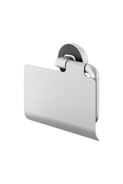 Tiger Cooper Stainless Steel/Black Toilet Paper Holder