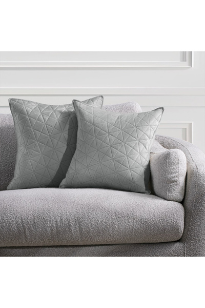 Amelia Home Set 2 huse perne decorative din catifea matlasate, Laila, 180-190...