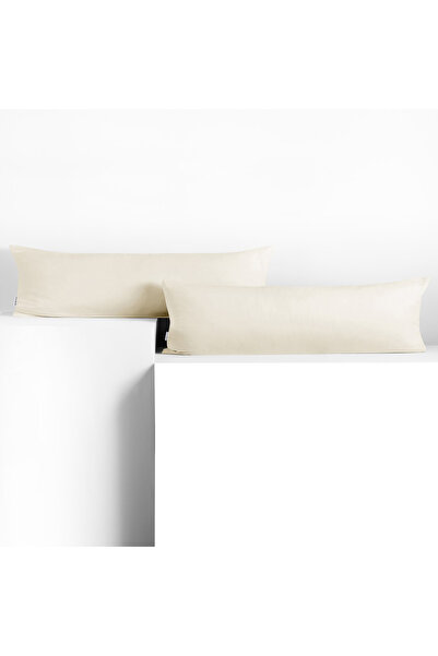 Deco King Set 2 huse perne decorative din bumbac cu fermoar, Amber, 135 g/m2,...