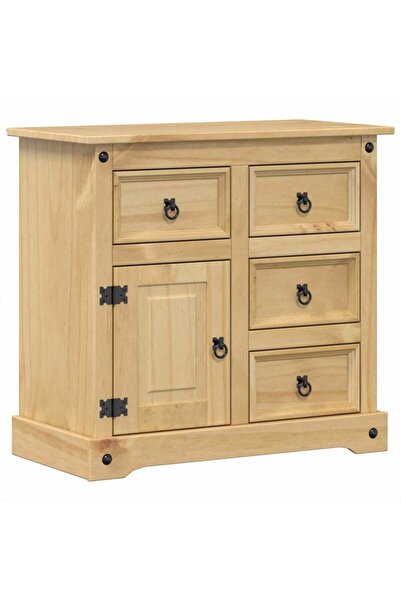 vidaxl Dulap „Corona”, 87x40x76 cm, lemn masiv de pin