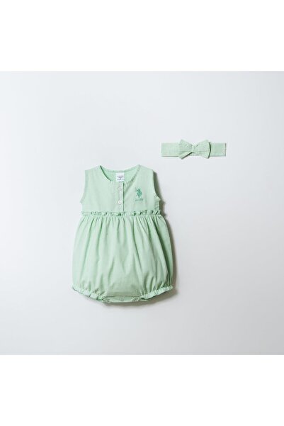 U.S. Polo Assn. U.S POLO ASSN. KIZ BEBEK BANDANALI KOLSUZ DOKUMA TULUM